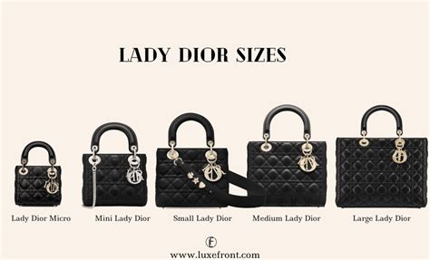 lady dior size small pice|Dior size chart.